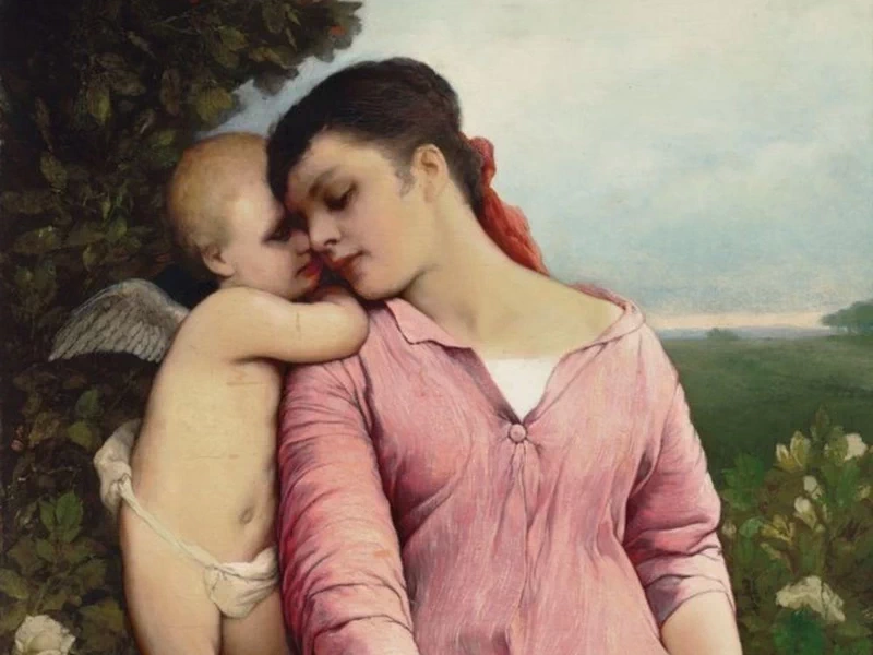 1840-Gabriel Cornelius von Max - Il segreto dell'amore